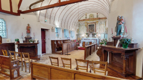 Intérieur de l'église de la Pommeraye 